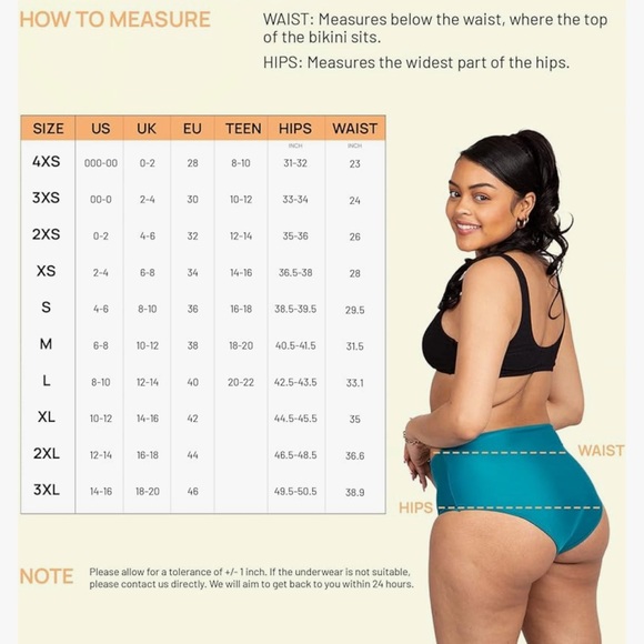 Period Swimwear - Menstrual Leakproof Bikini Bottoms - Picture 4 of 6